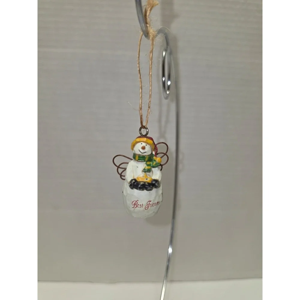 Ganz‎ Woodland Snow Angel Christmas ornament featuring angel wings Best Friends